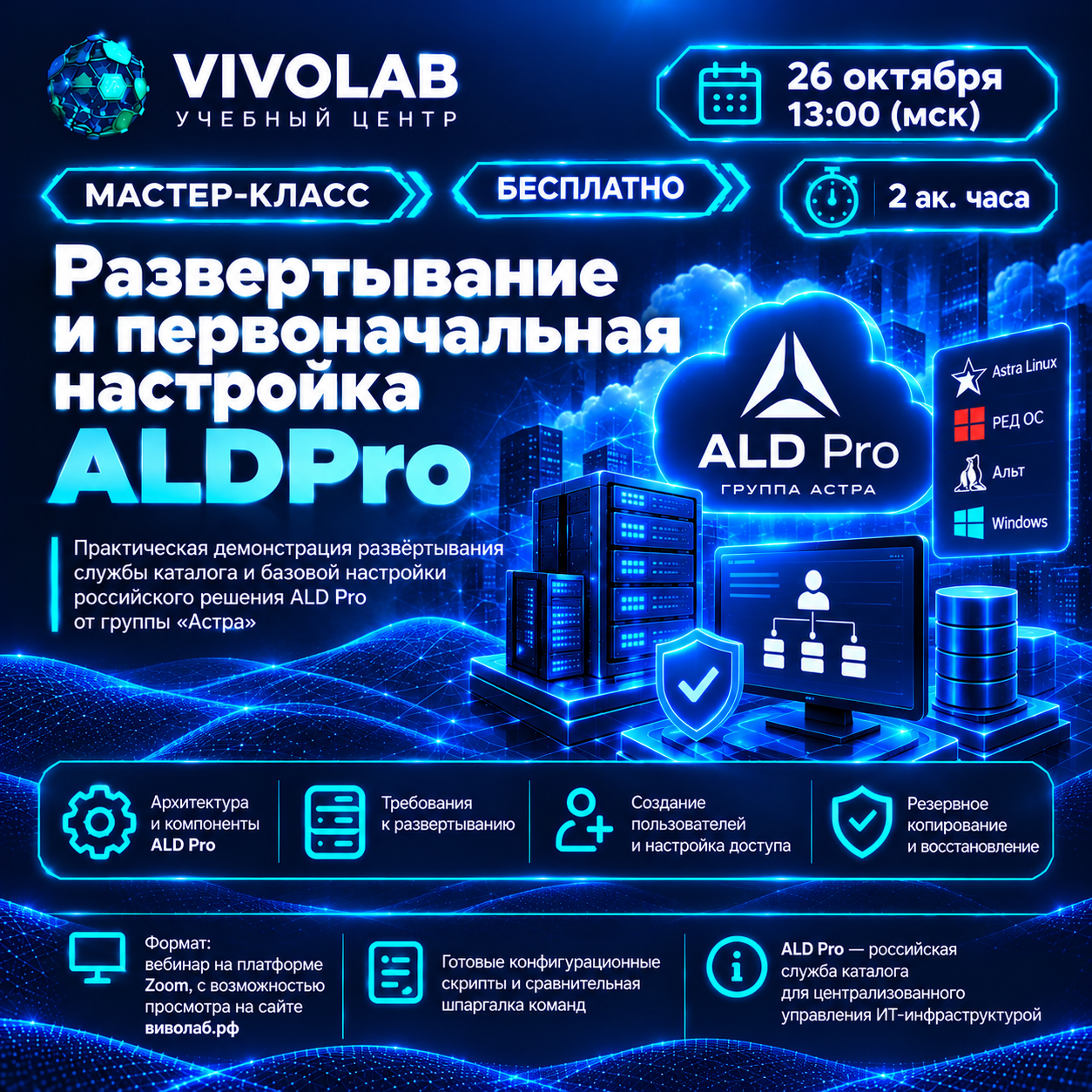Мастер-класс: Развертывание и первоначальная настройка ALDPro